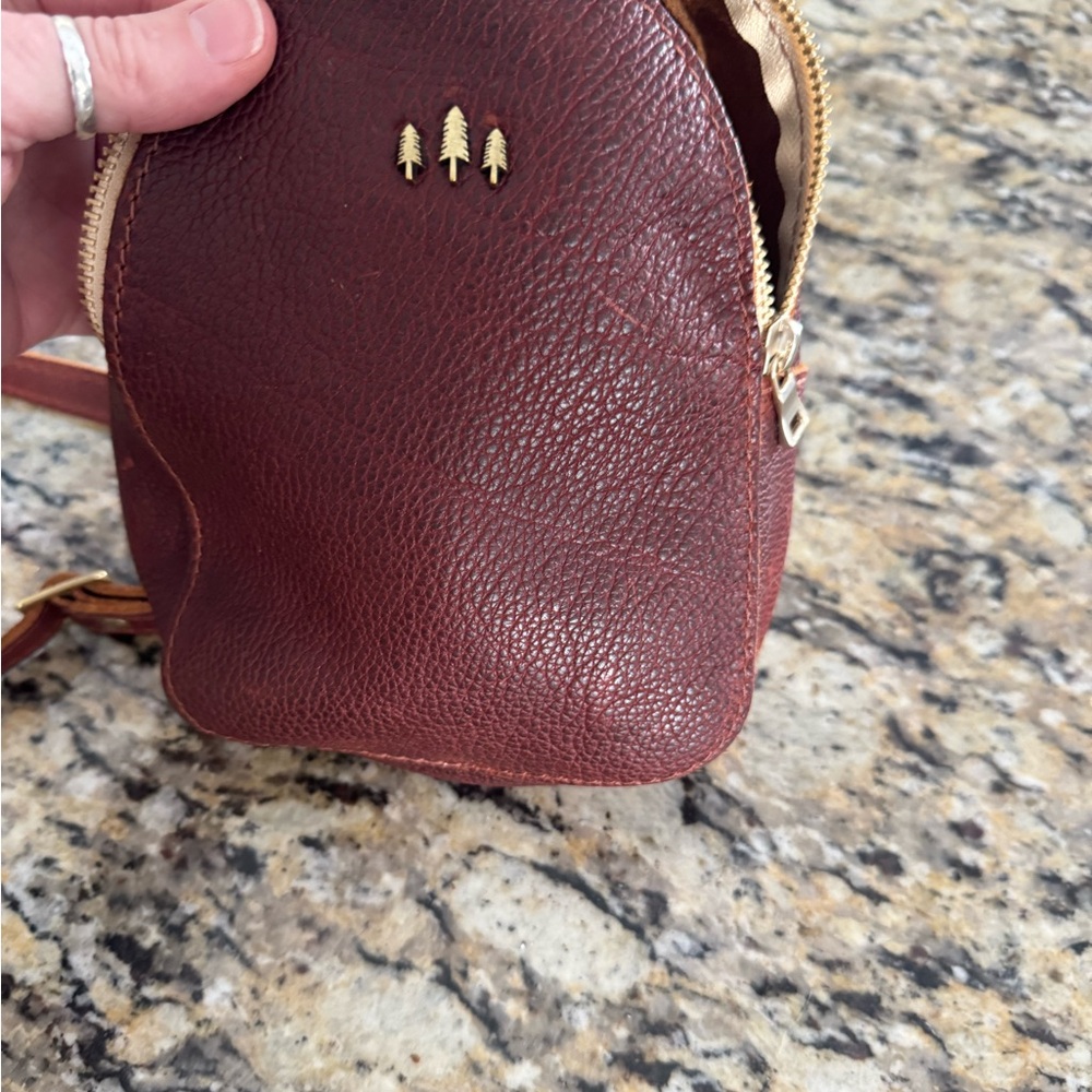 Portland Leather Rich Brown Shoulder Bag